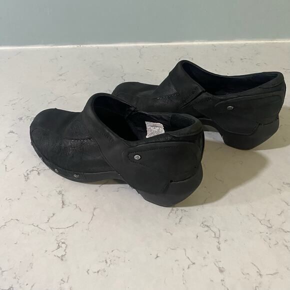 MERRELL Womens 8.5 Black Slip on Clogs - Picture 2 of 8